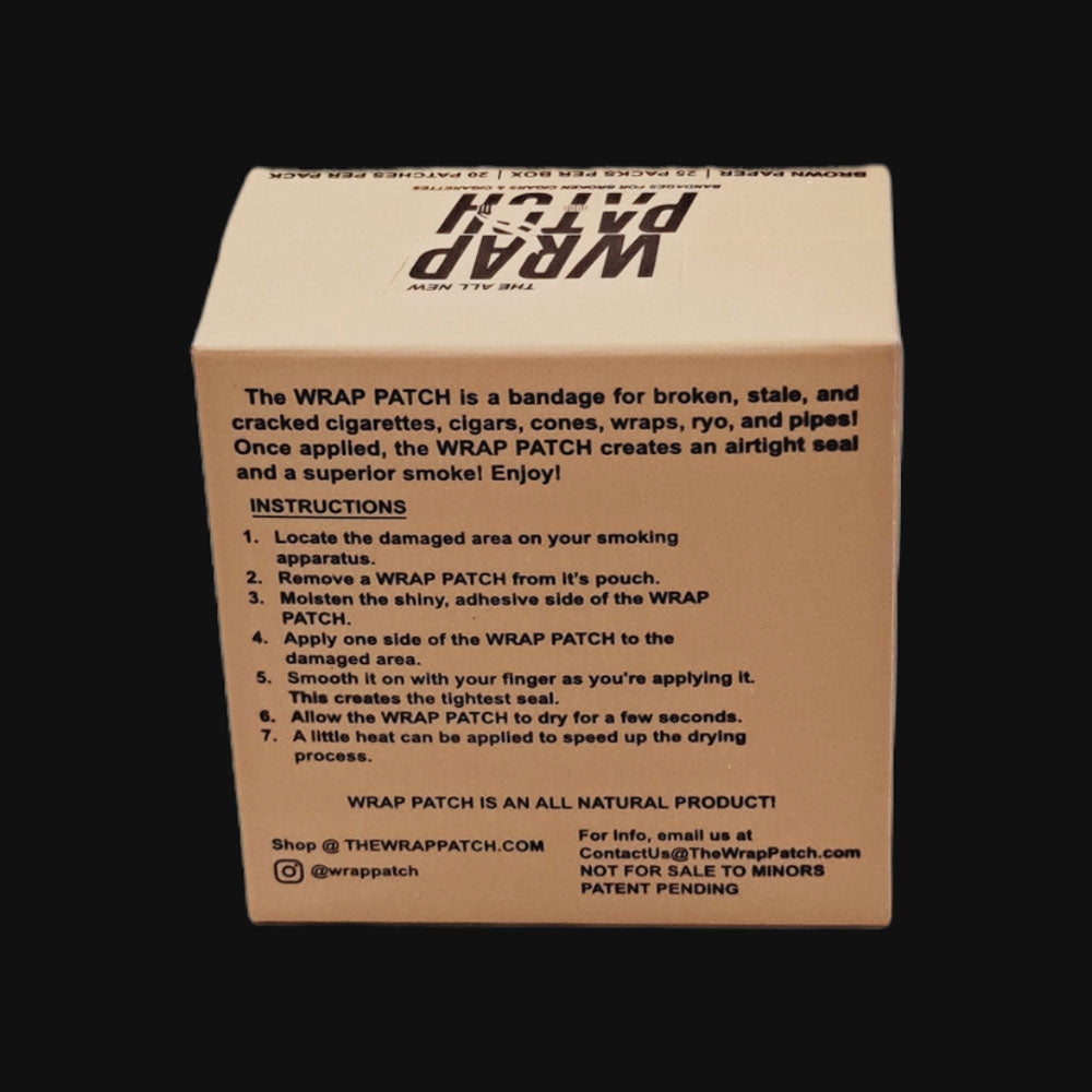 Two Boxes  of Wrap Patch Combo, 25 Packs per Box